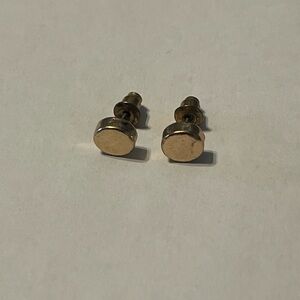Small Round Gold Studded Earrings